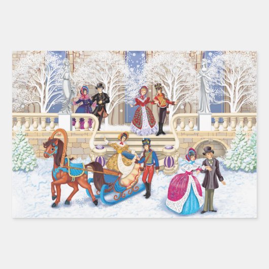 Winterloop Inpakpapier Vel (Voorkant 3)