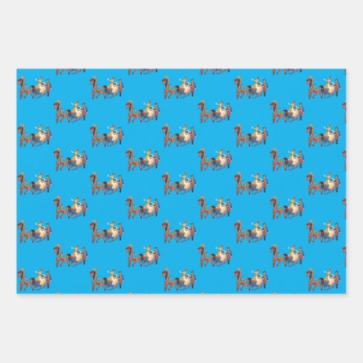 Winterloop Inpakpapier Vel (Voorkant 2)