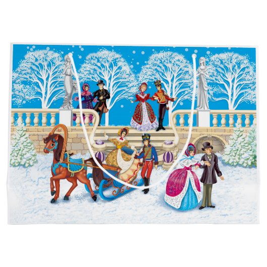 Winterloop Large Cadeautasje (Achterkant)