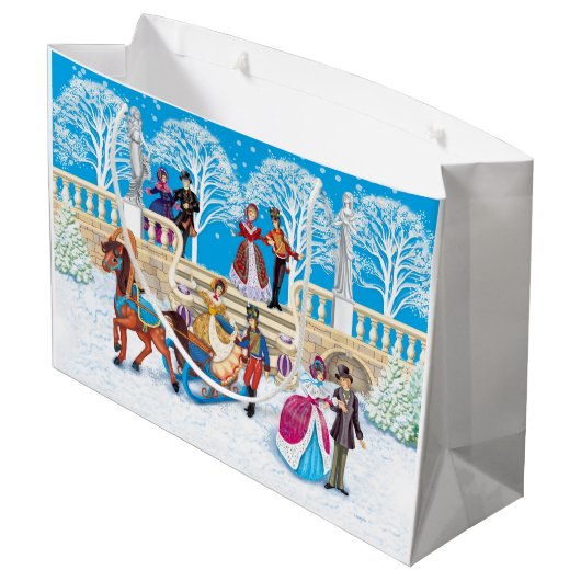 Winterloop Large Cadeautasje (Achterkant Gekanteld)