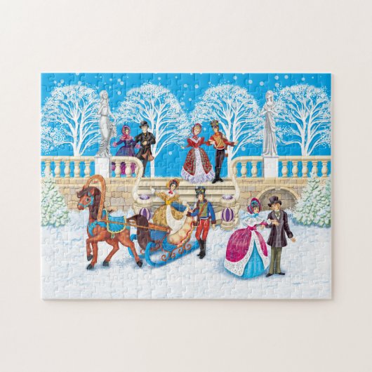 Winterloop Legpuzzel (Horizontaal)