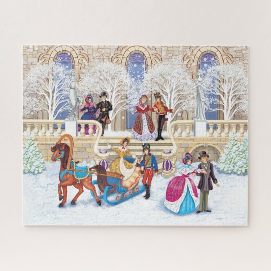 Winterloop Legpuzzel (Horizontaal)