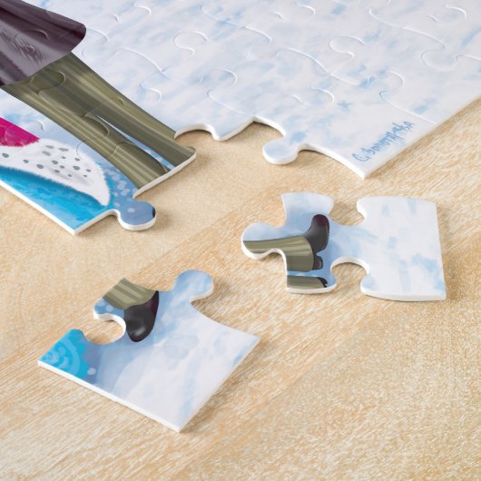 Winterloop Legpuzzel (Zijkant)