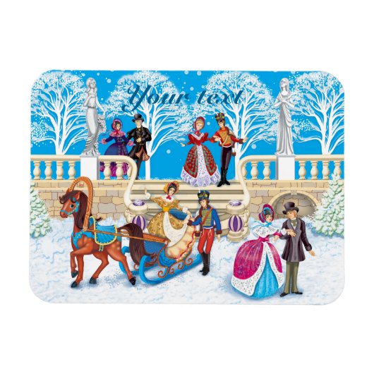 Winterloop Magneet (Horizontaal)