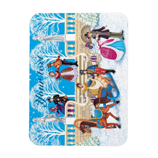 Winterloop Magneet (Verticaal)