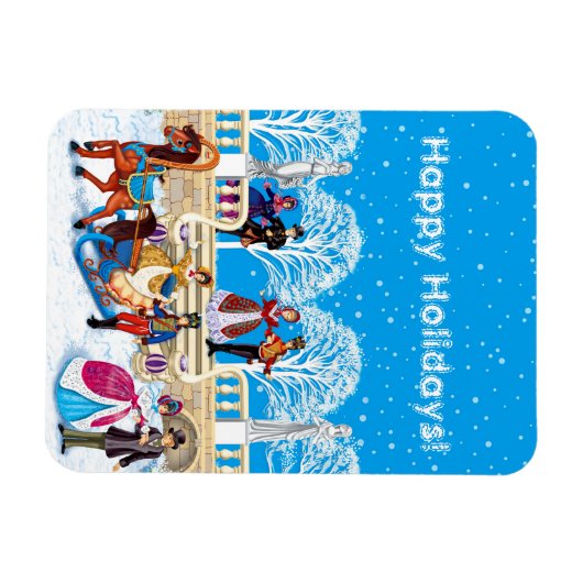 Winterloop Magneet (Horizontaal)