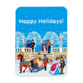 Winterloop Magneet (Verticaal)