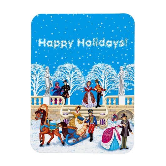 Winterloop Magneet (Verticaal)