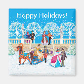 Winterloop Magneet (Voorkant)