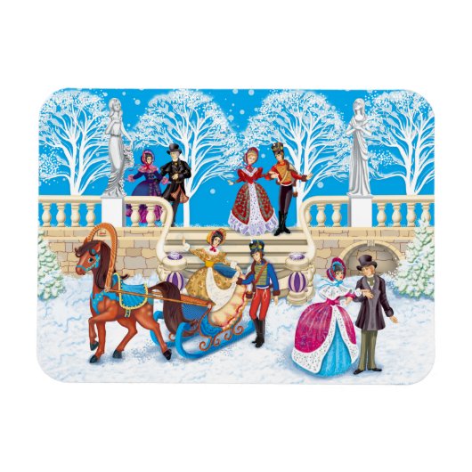 Winterloop Magneet (Horizontaal)