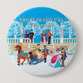 Winterloop Ronde Button 4,0 Cm (Voorkant)