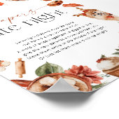 Winterluiers Late Night Baby shower Poster (Hoek)