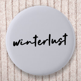 Winterlust | Moderne winterfeestdagen Ronde Button 5,7 Cm