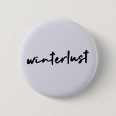 Winterlust | Moderne winterfeestdagen Ronde Button 5,7 Cm (Voorkant)