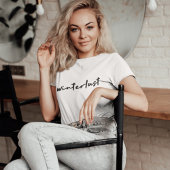 Winterlust | Moderne winterfeestdagen T-shirt