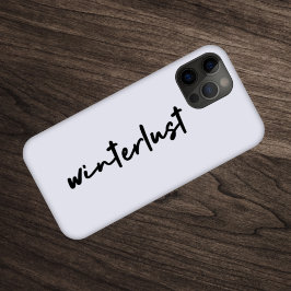 Winterlust | Winter Moderne Minimalistische Kerstm iPhone 15 Case