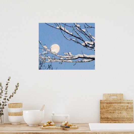 Wintermaan Poster (Keuken)