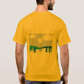 Wintermaanlicht. T-shirt (Achterkant)