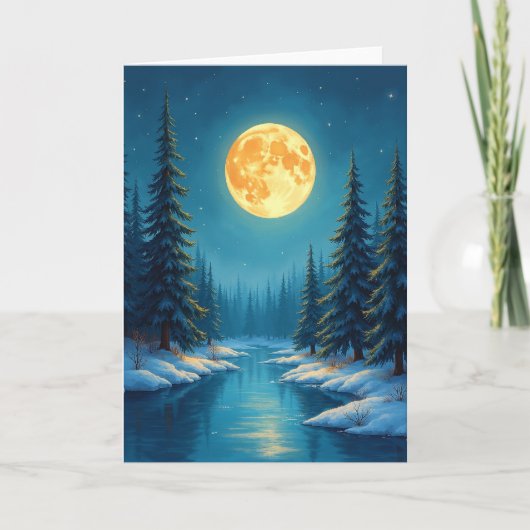 Wintermaanstroom Kaart (Voorkant)