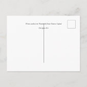 Wintermacclesfield-boskaart Briefkaart (Achterkant)