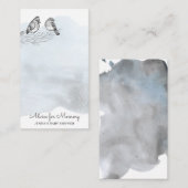 Wintermagie | Kaart advies Baby shower (Voorkant / Achterkant)