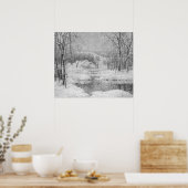 Wintermagisch in B/W Poster (Keuken)