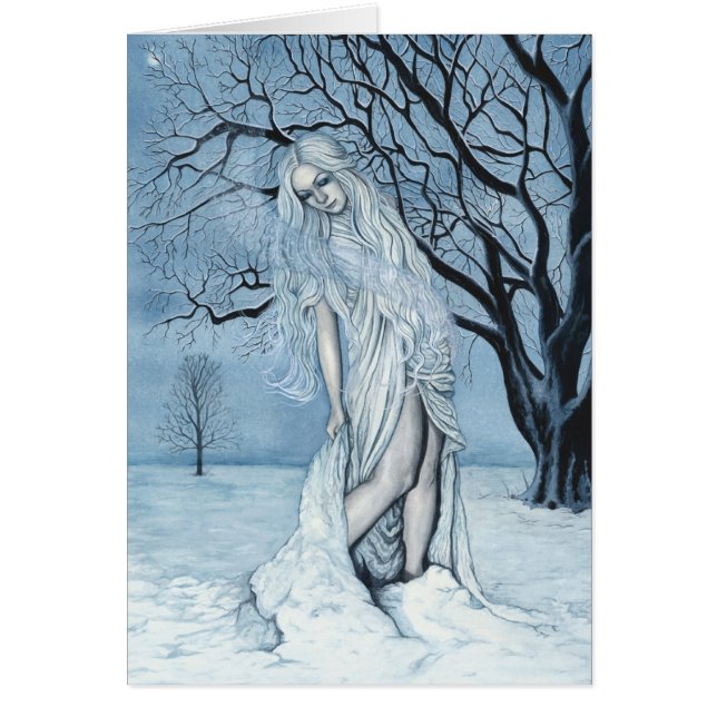 Wintermagische kaart (Voorkant)