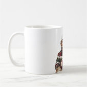 Winterman met baard witte hoed koffiemok (Links)
