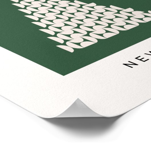 Wintermarkt 07  kerstboom poster (Hoek)