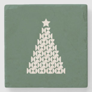 Wintermarkt 07  kerstboom stenen onderzetter