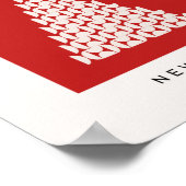 Wintermarkt 08  kerstboom poster (Hoek)