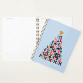 Wintermarkt 10 kleurrijke kerstboom planner (Display)