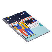 "Wintermarkt Festiviteiten" Spiral Notitieboek (Rechterzijde)