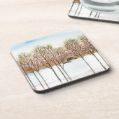 Wintermeer Bier Onderzetter (Linkerzijde)