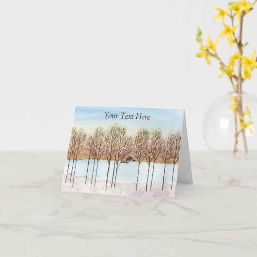 Wintermeer Kaart (Gele Bloem)