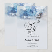 Wintermeer meer save the date (Voorkant / Achterkant)
