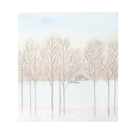 Wintermeer Notitieblok (Voorkant)