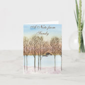 Wintermeer Notitiekaartje (Voorkant)