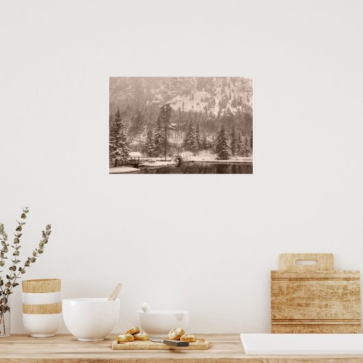 Wintermeer Poster (Keuken)