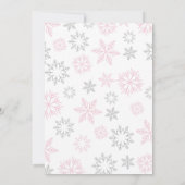 Wintermeisje Beer 2e verjaardag Kaart (Achterkant)