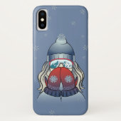 Wintermeisje Case-Mate iPhone case (Achterkant)