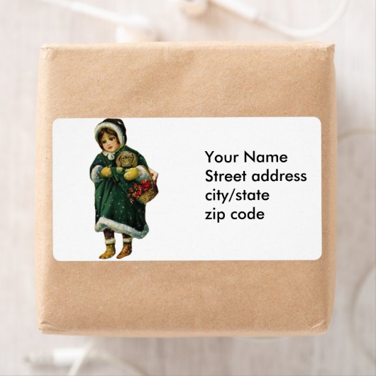  wintermeisje etiket (Insitu)