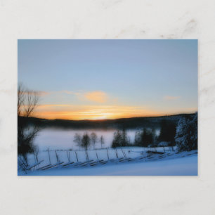 Wintermiddag Briefkaart