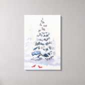 wintermiddag canvas afdruk (Voorkant)