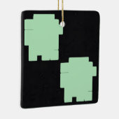 Wintermint 10 | MERRY CHRISTMAS | m3galleryStudio Keramisch Ornament (Rechts)