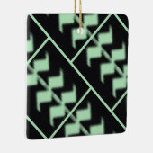 Wintermint 1 | MERRY CHRISTMAS | m3galleryStudio Keramisch Ornament (Rechts)