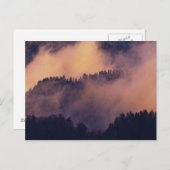 Wintermist in vallei bij zonsondergang van Morton Briefkaart (Voorkant / Achterkant)