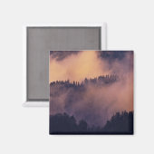 Wintermist in vallei bij zonsondergang van Morton Magneet (Voorkant / Achterkant)