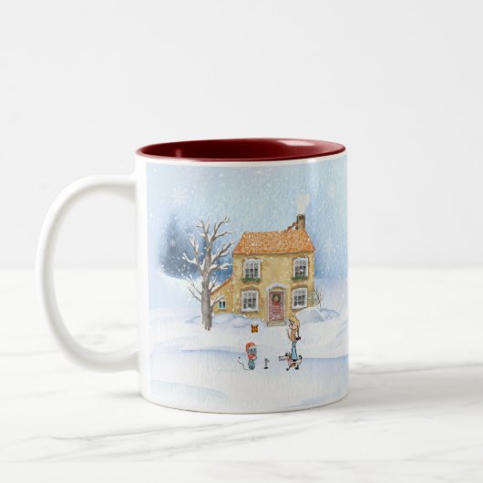 WinterMok Tweekleurige Koffiemok (Links)