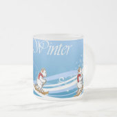 WinterMokken Matglas Koffiemok (Voorkant rechts)
